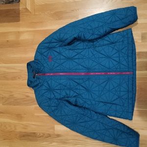 The North face women's large teal jacket/coat